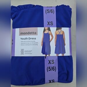 Mondetta Youth Dress in Blue